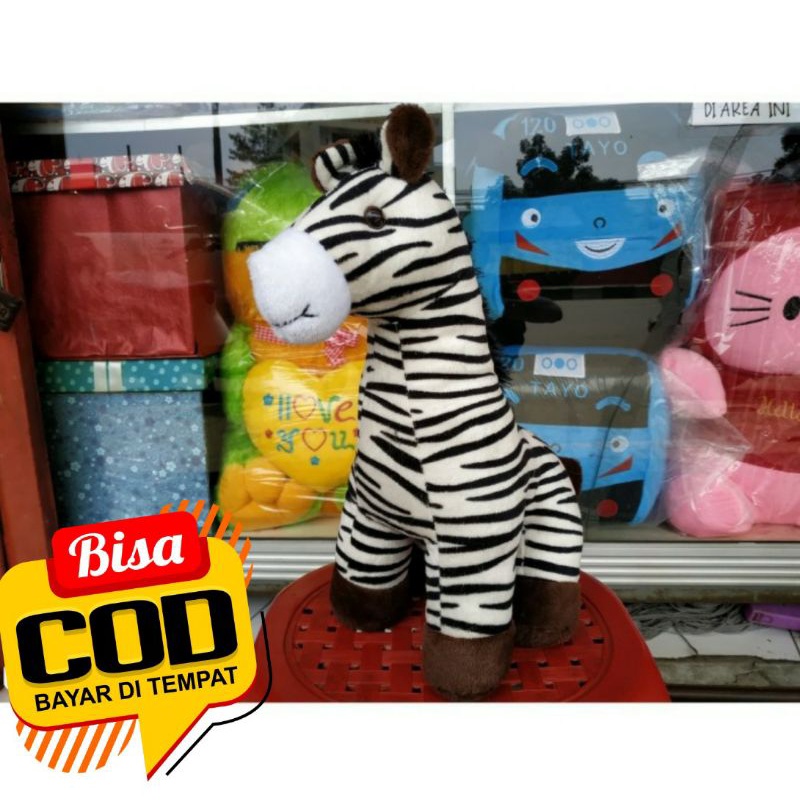 boneka kuda zebra - boneka kuda - boneka zebra