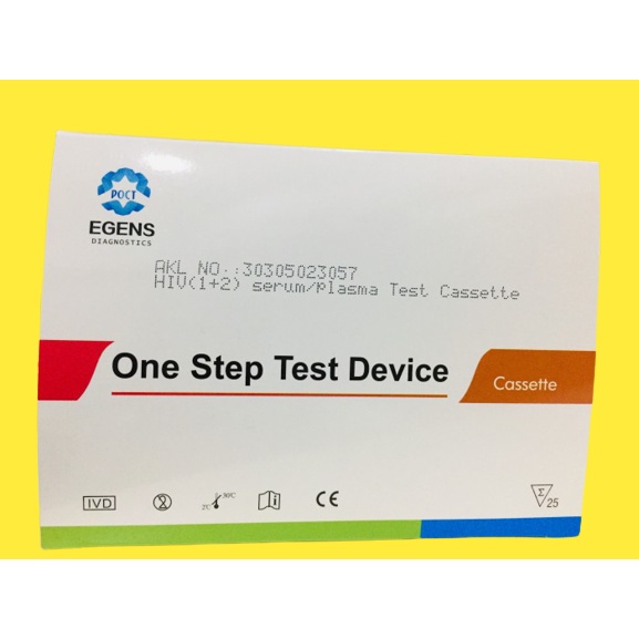 Tes Hiv Caset Egens isi 25 tes AKL | Rapid Test HIV Mrek EGENS 25’s