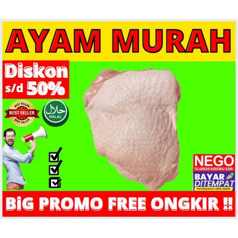 

Jual Paha Atas Ayam, Ayam Potong Segar Broiler Fresh Frozen Daging Ayam, Makanan Beku Murah Depok