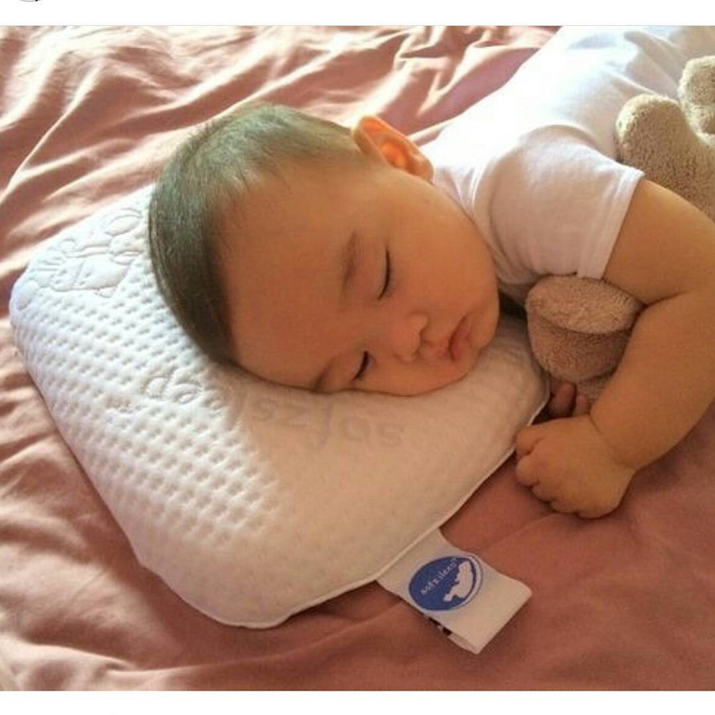 SofzSleep Donut Baby Pillow Bantal Bayi Lateks Latex Anti Peyang Kepala Rata