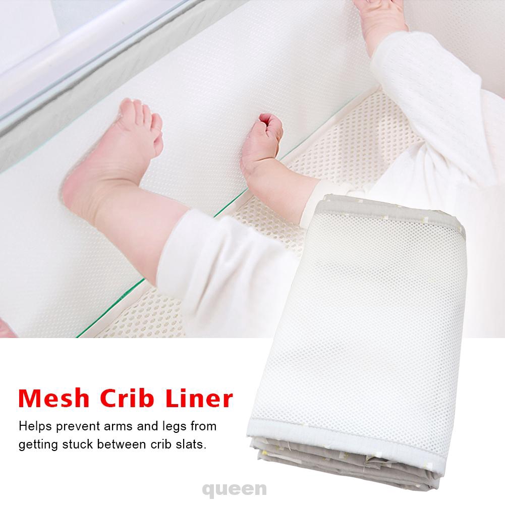 breathable mesh crib liner safety