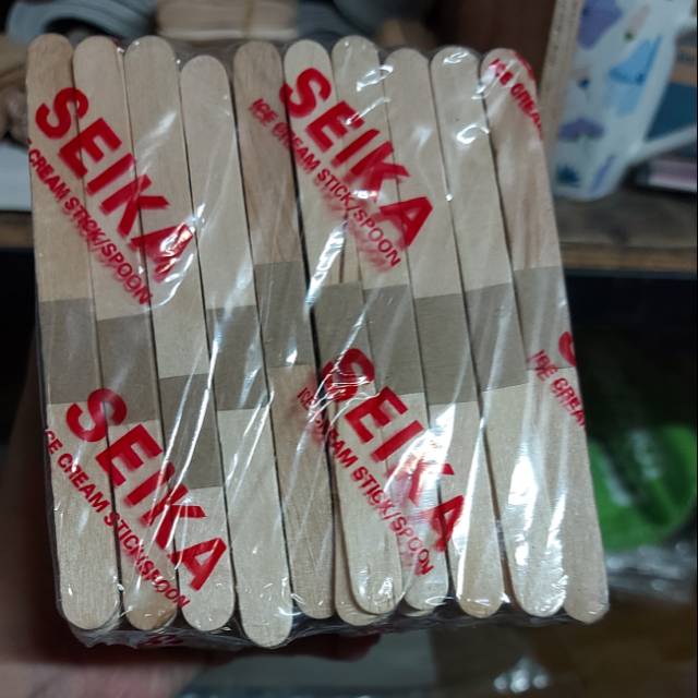 

Stik es krim kayu +/50pcs
