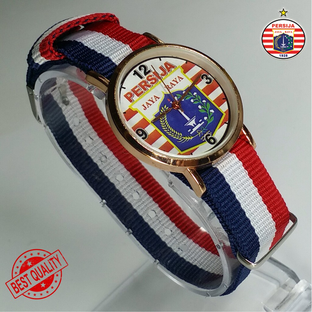 (LIMITED EDITION) JAM TANGAN PERSIJA TALI KANVAS