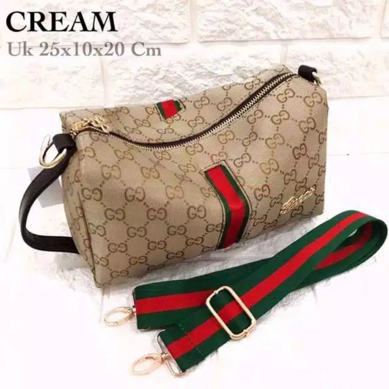 Tas Wanita Gucci Tabung Full Embos Import