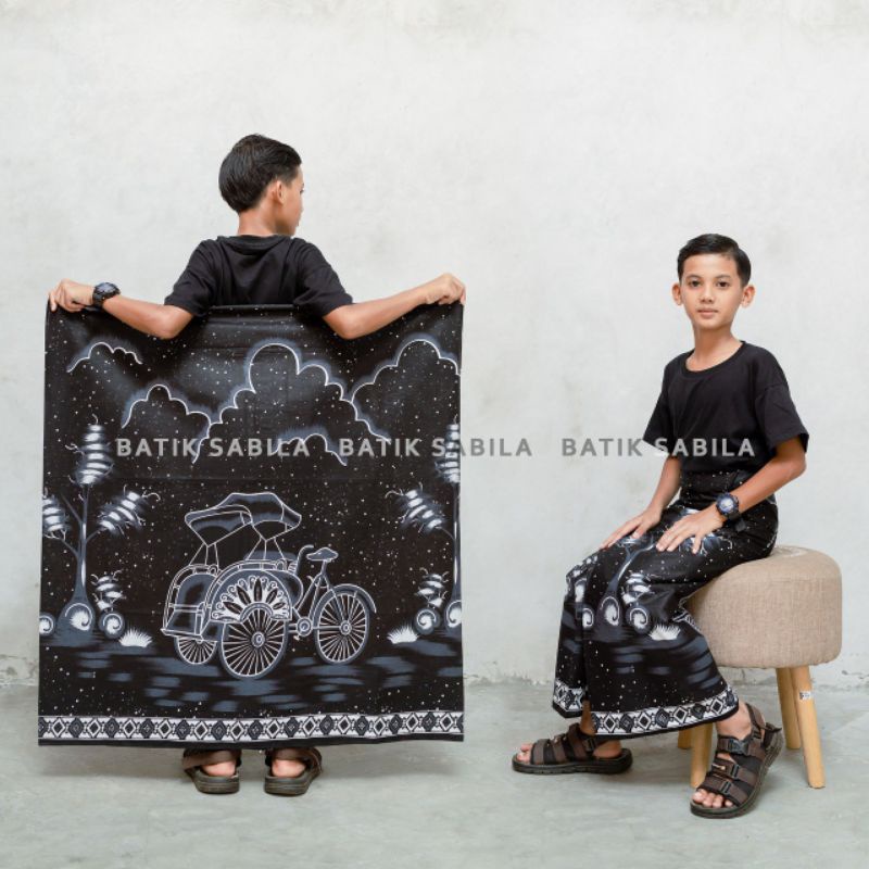 sarung becak katun anak