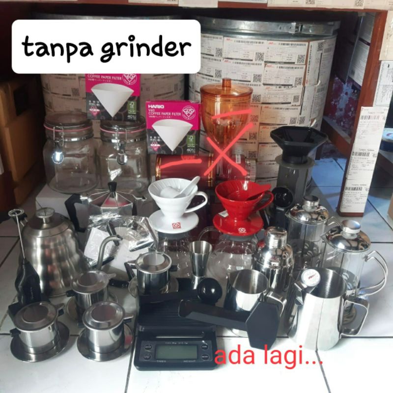 paket komplit alat kopi tanpa grinder