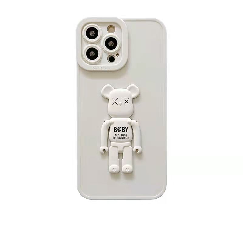 Soft Case Silikon Tpu Motif Kartun Violent Bear Untuk iPhone 13 13pro 13prm 11 7Plus 8Plus Xr XS 13 12pro Max