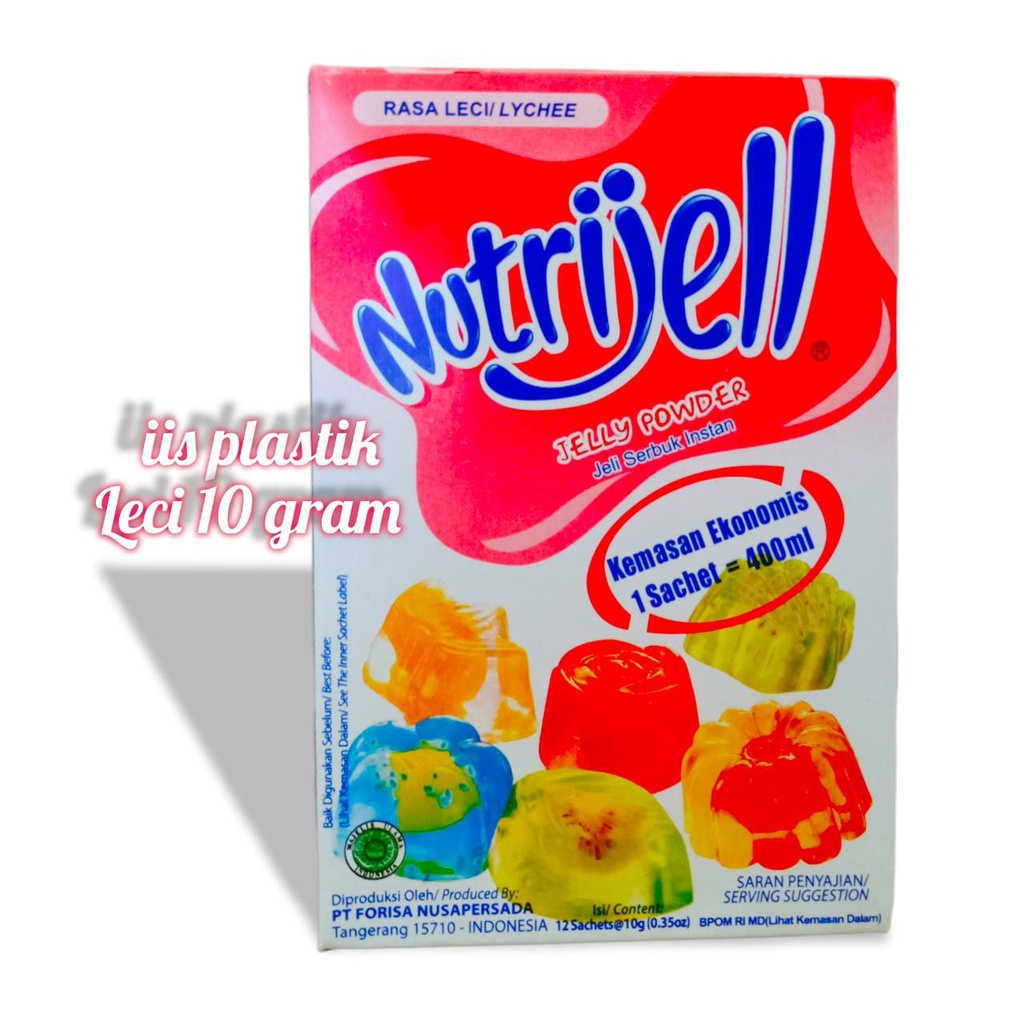 nutrijell 10 gram / nutrijell buah 10 gram / agar nutrijell buah 10 gram