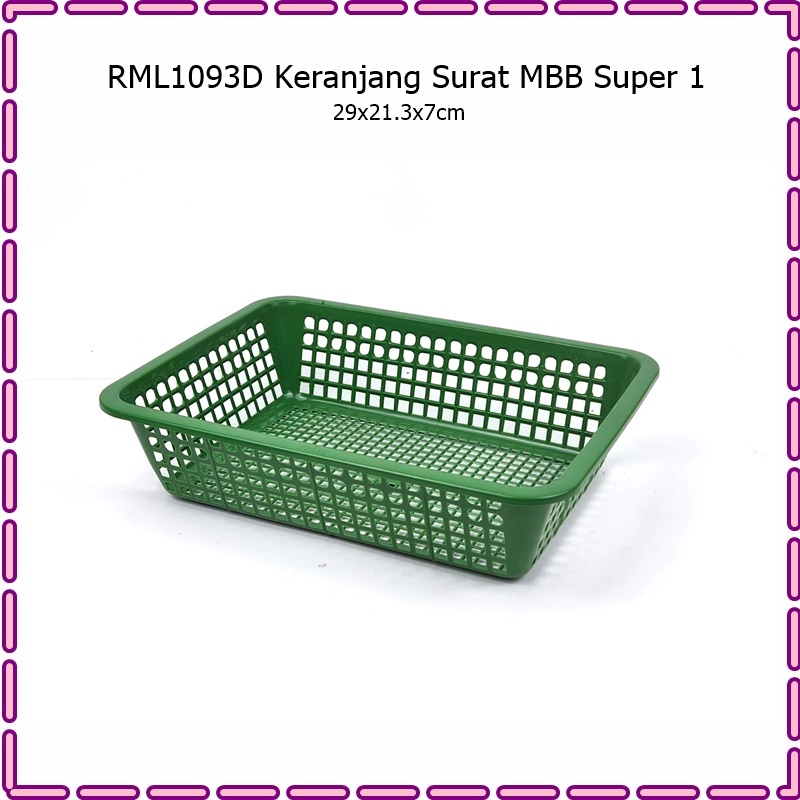 RML1093D Keranjang Surat/Keranjang Penyimpanan MBB Super 1