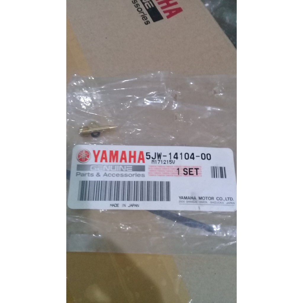 BAUT SETELAN ANGIN THROTTLE BODY ORIGINAL YAMAHA VIXION OLD, R25/AIR SCREW SET (3C1) 5JW-14104-00