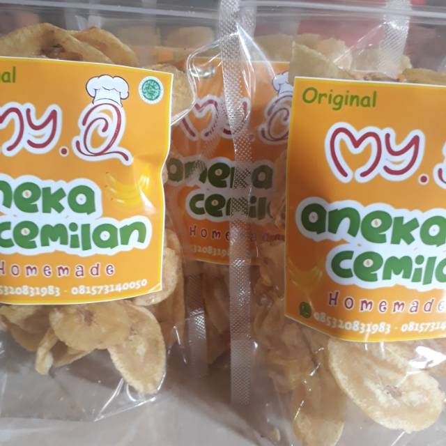 

Kripik pisang rasa original