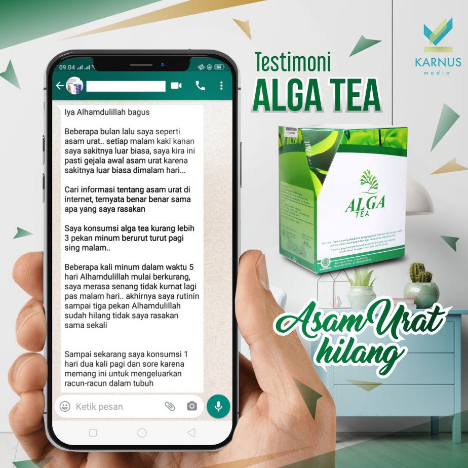 Paket Hemat ALGA GOLD + ALGA TEA Dalam Satu Box - PAKET AGAT