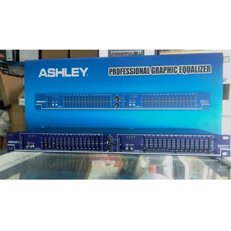EQUALISER ASHLEY MQX215 SUB FOR POWER AMPLIFIER