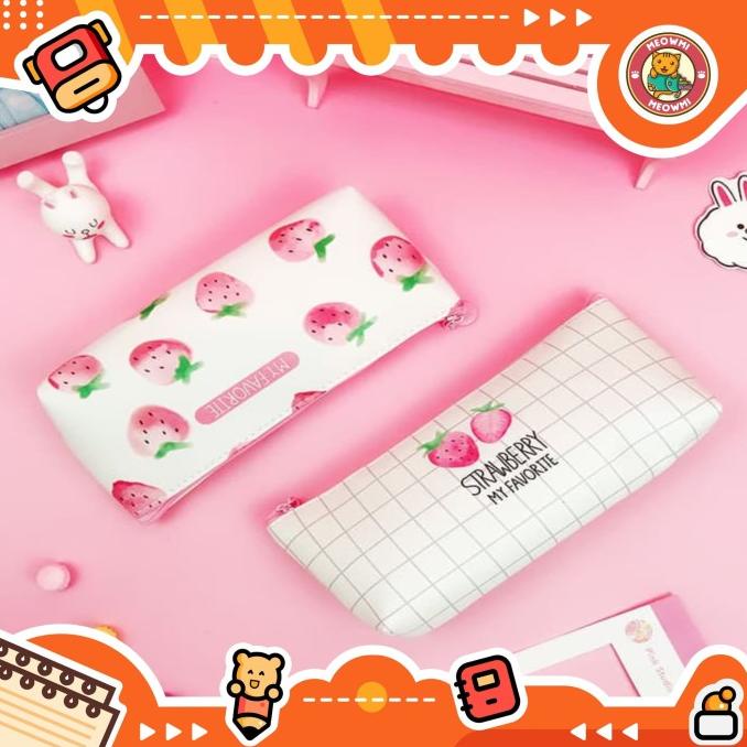 

monggo] Tempat pensil Strawberry PC0082