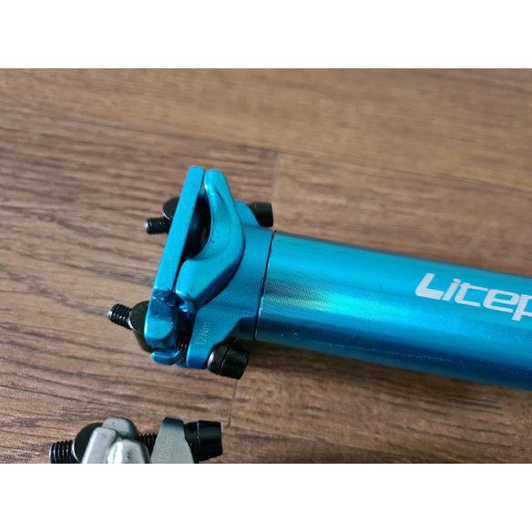 Original Seatpost Litepro Plus Terbaru 33.9 mm x 600 mm Bahan Alloy tipe 2 Diameter 33.9mm Panjang 60cm Tiang Saddle Sepeda Lipat