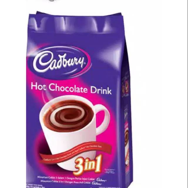 

CADBURY HOT CHOCOLATE 3 IN 1 3x30 gram Box
