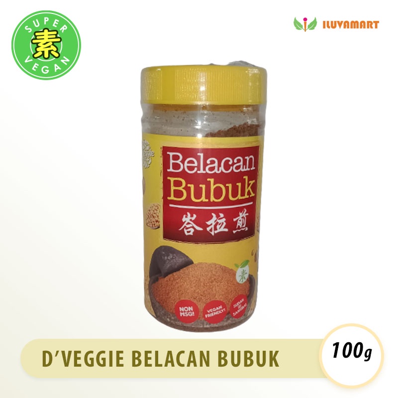 

D'Veggie Belacan Bubuk 100gr TERASI BUBUK BOTOL Terasi Tabur VEGAN