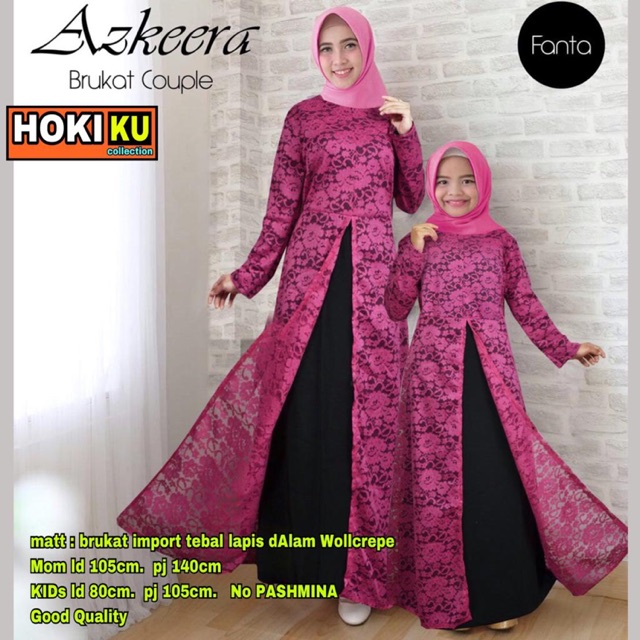 Couple Ibu Anak Fashion Muslim Gamis Temukan Harga Dan Penawaran