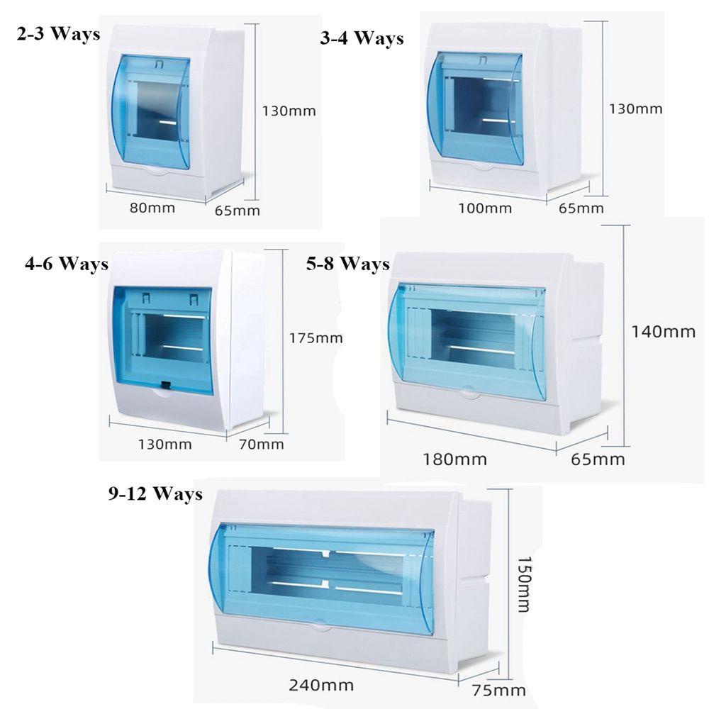 Wonder Penutup Transparan Listrik Outdoor Circuit Breaker Indoor Tempel Dinding Kotak Plastik