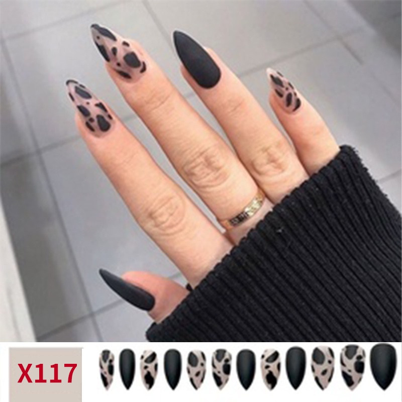 3D Kuku Palsu 24pcs/(FREE LEM)Set DIY Instant Nail Art Fake Nails Bridal Wedding Akrilik/24 pcs Kuku Palsu 3D / Stiker Kuku Palsu / Kuku Palsu Premium With Box/ Pemoles Kuku-G064