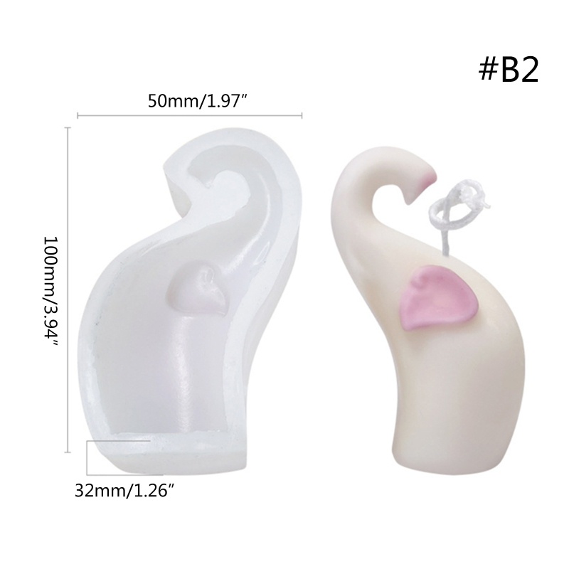 Siy Cetakan Lilinsabun Bahan Silikon Desain Hewan Untuk Epoxyresin