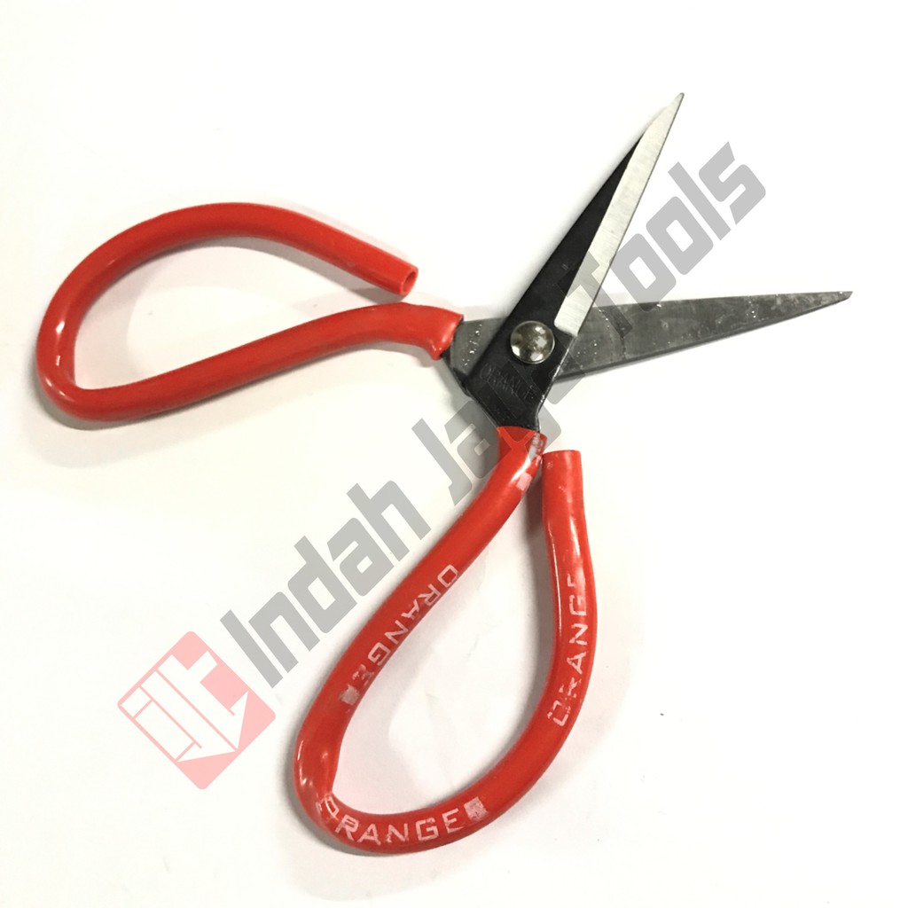 Jual Orange Gunting Kodok 8 Inch Gunting Bahan Kain Tailor Scissors