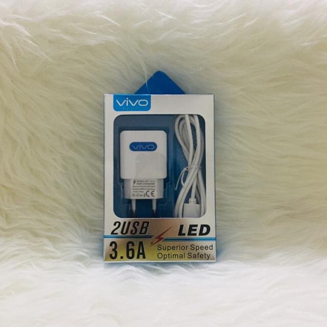 CHARGER BST LED 2USB 3.6A VIVO CASAN 2USB ANTI LEDAK