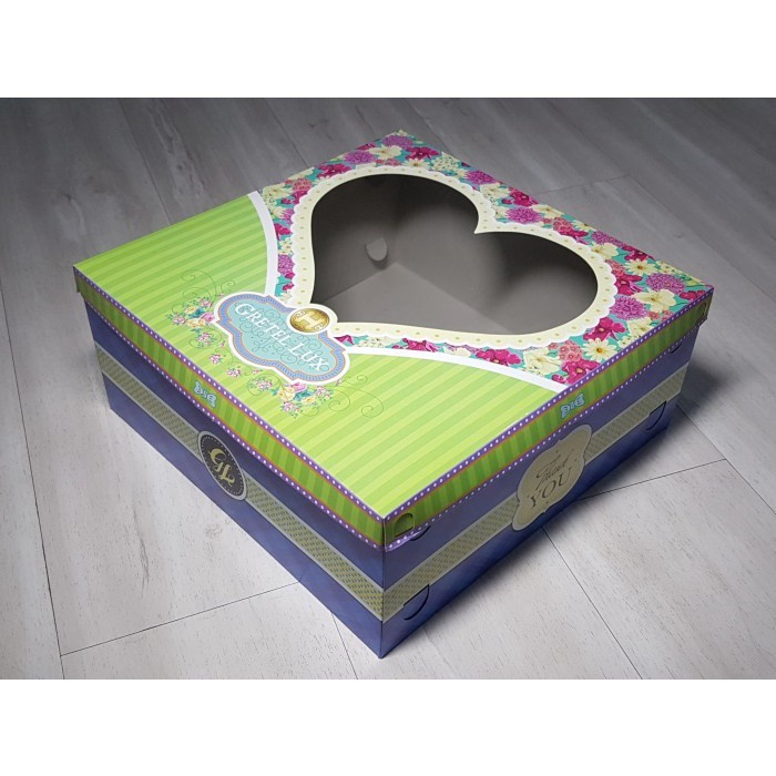 

Dus Kaca Hati 35x35x15 isi 10 pc Kardus Kue Gretel Lux