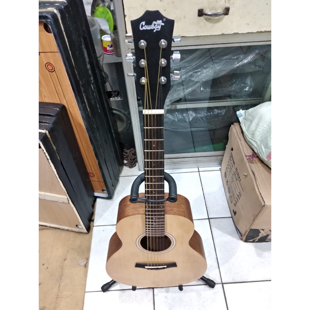 Gitar Akustik Cowboy Original Natural Tipe GW-2 NA Senar String Trusrod Jakarta Murah