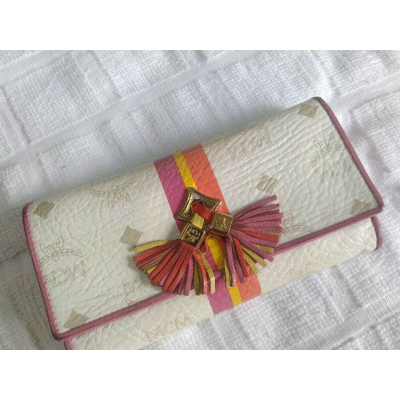 Dompet MCM Authentic Preloved Original Second Kulit Asli