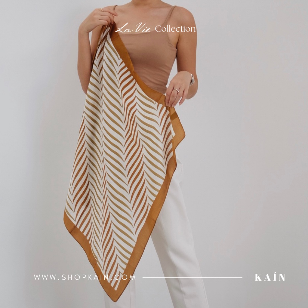 SHOPKAIN PALM scarf in Honey - LA VIE  Collection