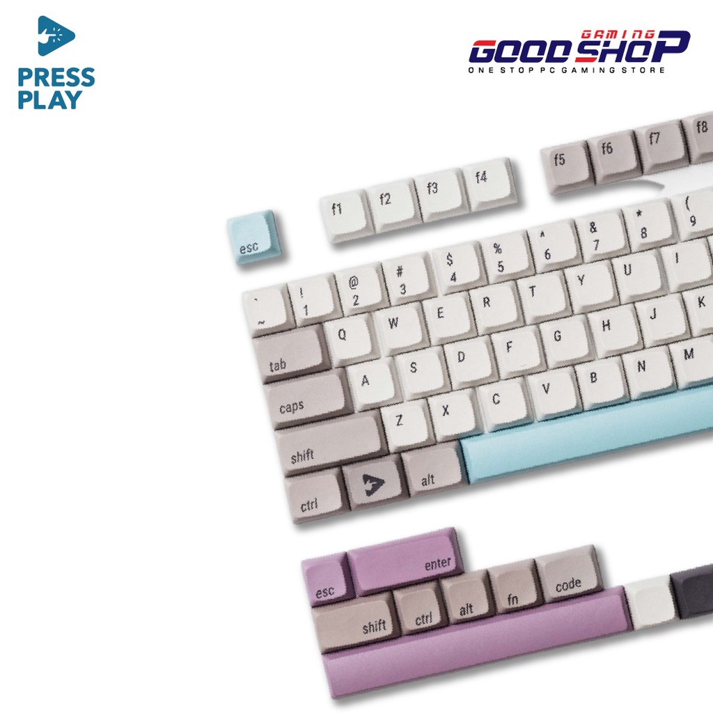 Press Play FLUX XDA PBT Keycaps Set