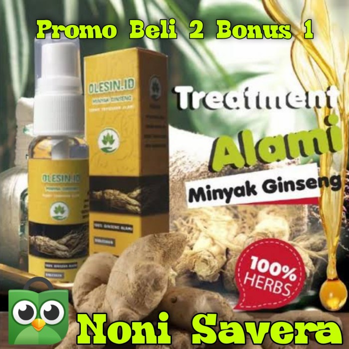 Minyak Oles Urut Serbaguna OLESIN.ID Ginseng Asli Original BPOM