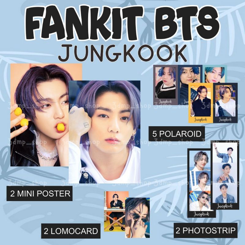 Fankit paket bts jungkook v taehyung jin seokjin proof suga seokjin jhope jimin