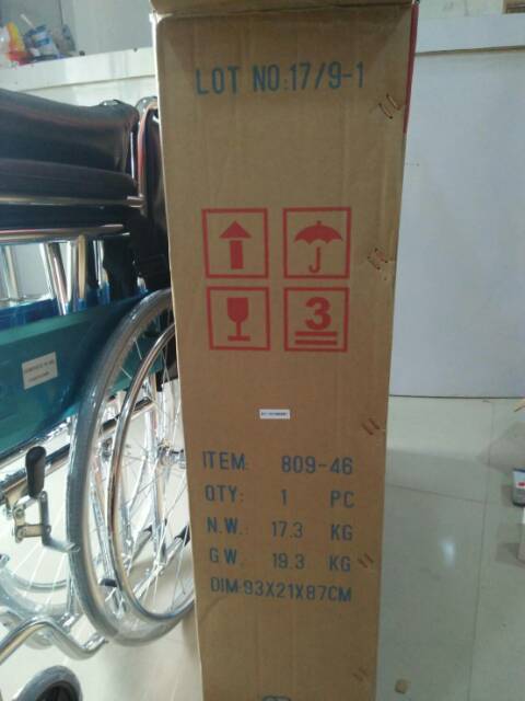 KURSI RODA Sella|KY 809|WHEEL CHAIR|ALKES murah sby