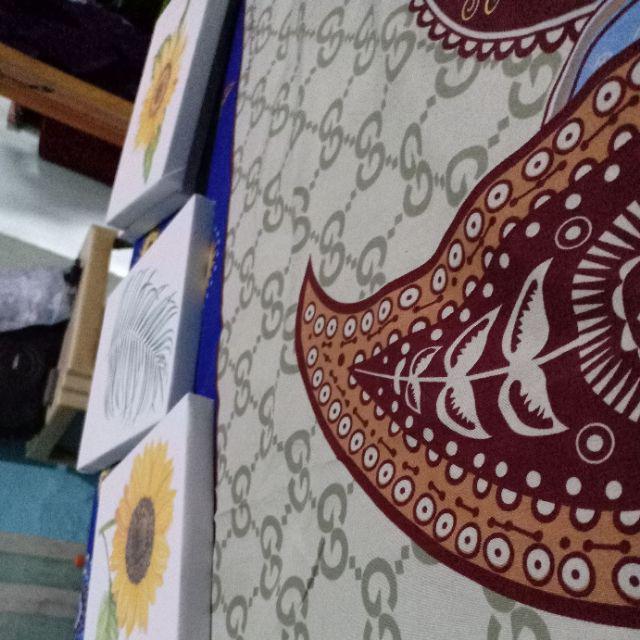 Dekorasi Tropical Daun  Hiasan Dinding Rumah Tropical Poster Kanvas 20x25cm