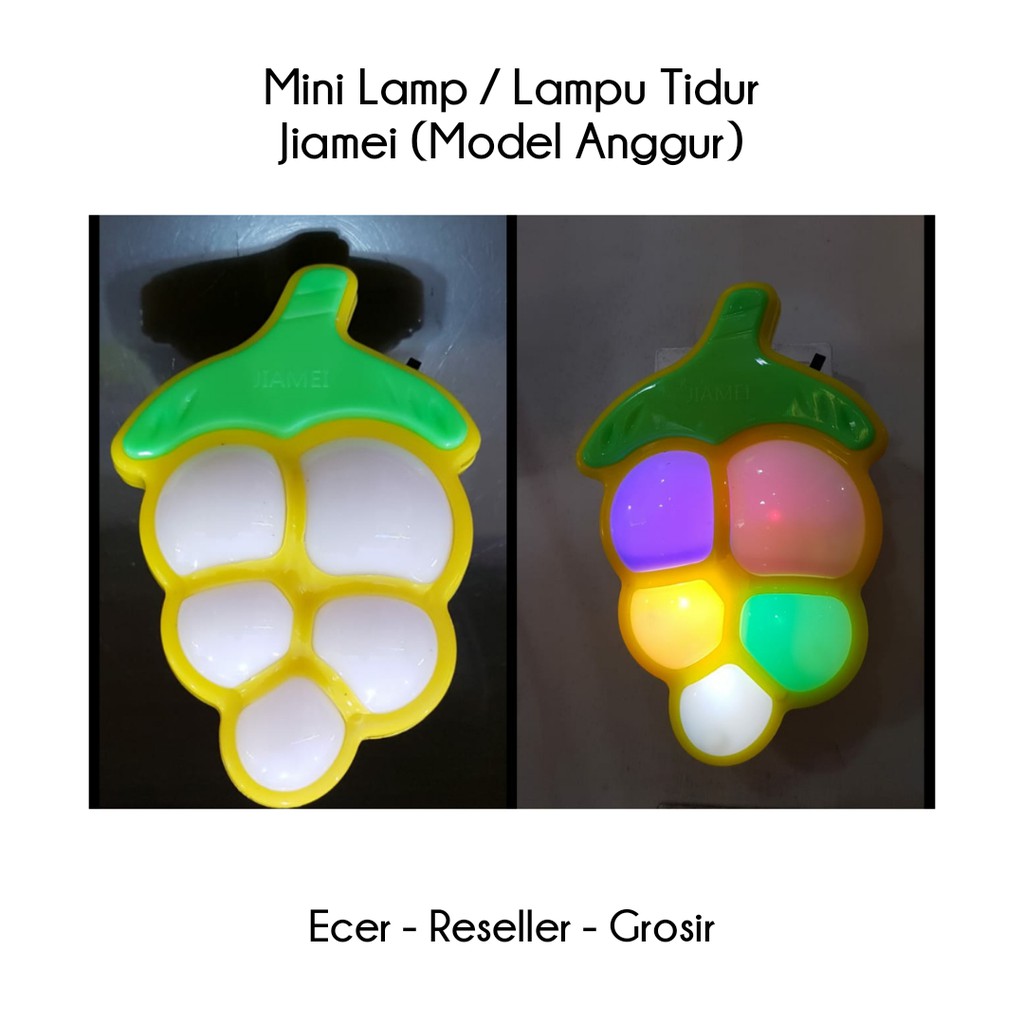 Mini Lamp Jiamei Lampu Tidur Model Anggur