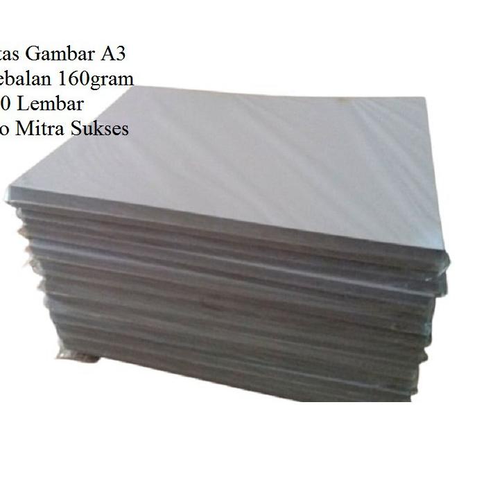 

New! 50 Lembar Kertas Gambar A3