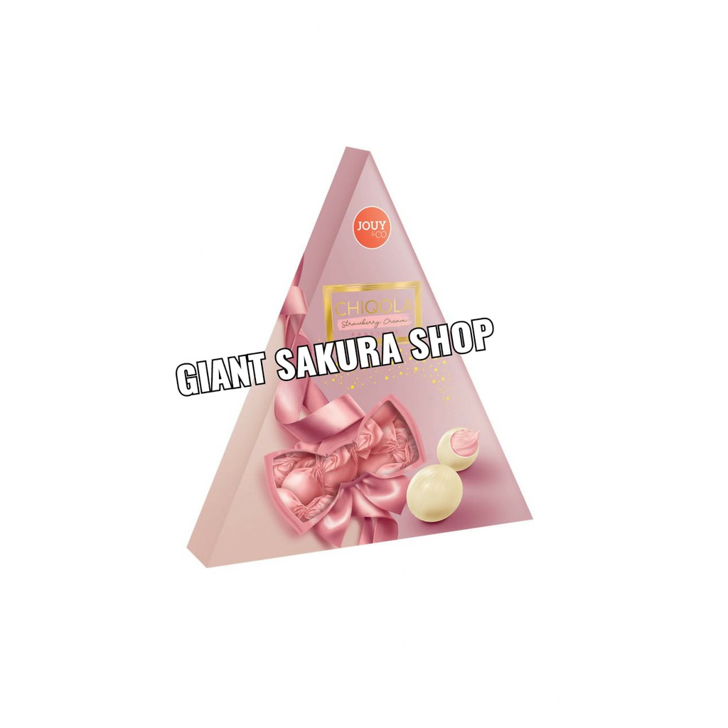 Jouy & Co Chiqola Strawberry Cream / coklat Belanda / Coklat impor / snack impor / camilan import