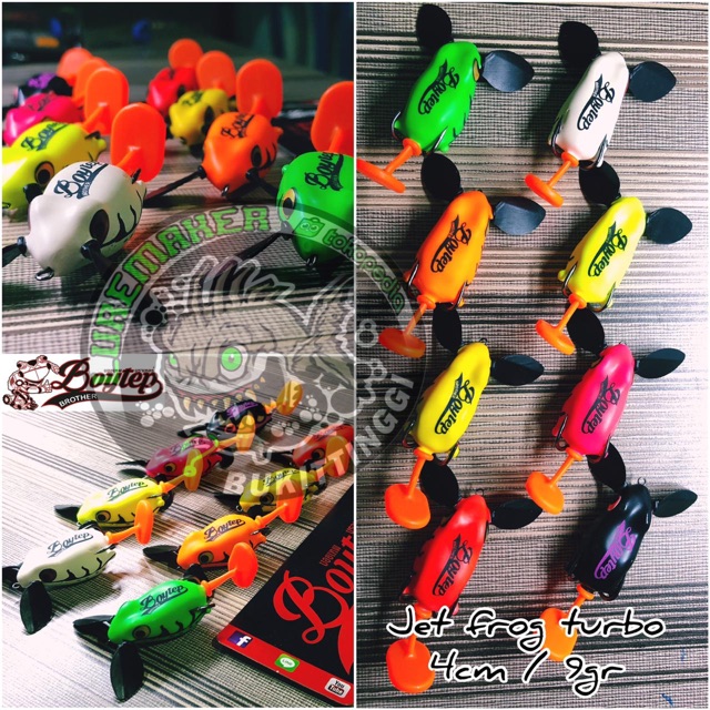 Lure boytep jet frog turbo soft frog jet frog turbo made in thailand