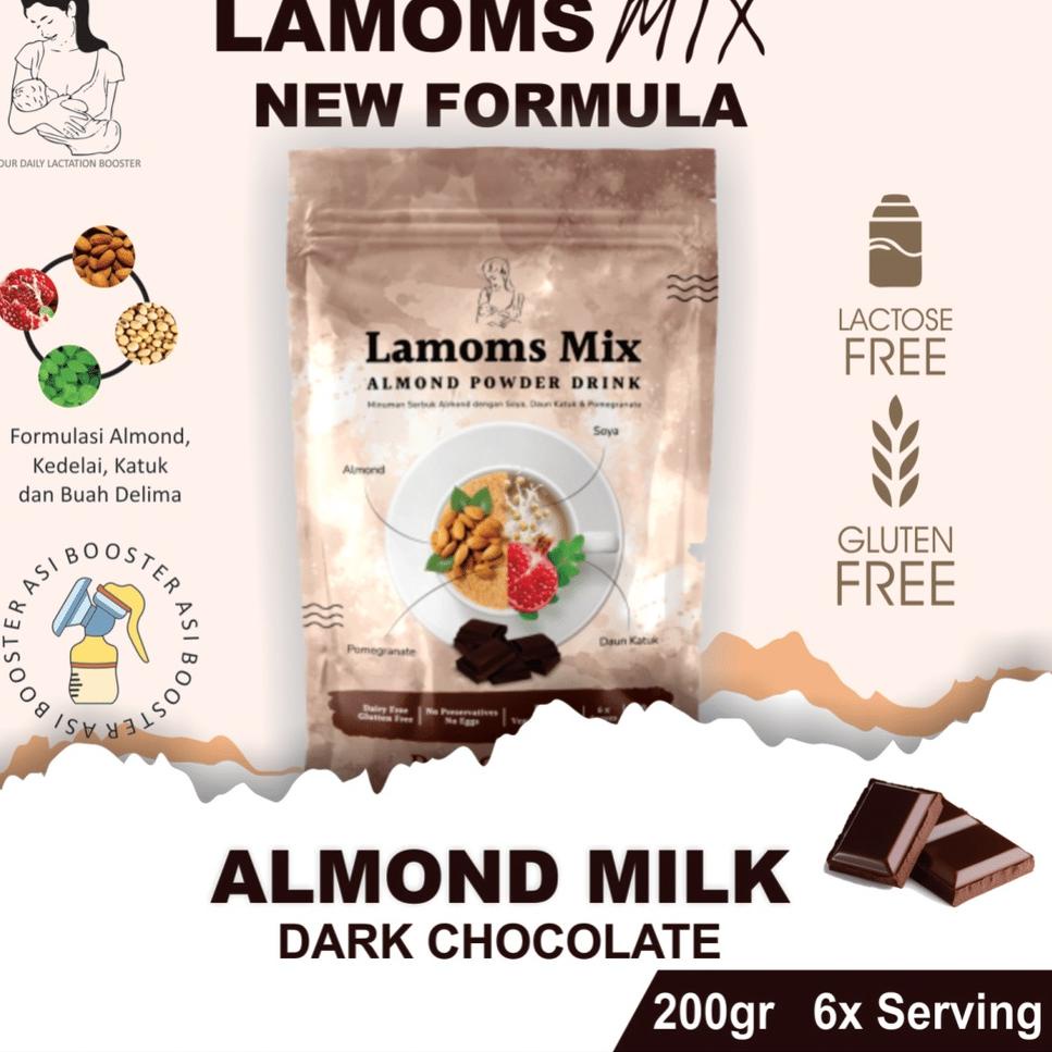 

96 Lamoms - Susu Almond Pelancar ASI Ibu Menyusui ASI Booster Almond Milk j37^