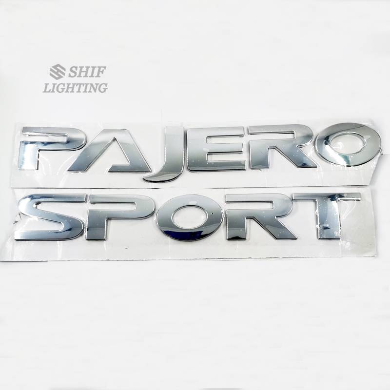 1pc Stiker Emblem Logo Pajero Sport Bahan Abs Untuk Dekorasi Mobil Mitsubishi Pajero