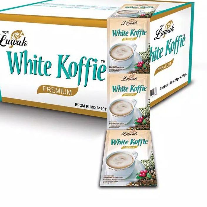 

Grosiran Murah/〖5.5 Flash Sale〗/〖5.5 FLASH SALE〗/[Star]/〖5.5 Fasion sale〗 Kopi Luwak white Coffe original 20g RENCENG ( ISI 10) ✅Mantul ⚡ale❤