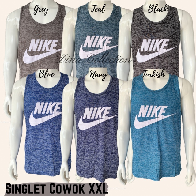 KAOS SINGLET COWOK JUMBO MOTIF BINTANG &amp; NIKE