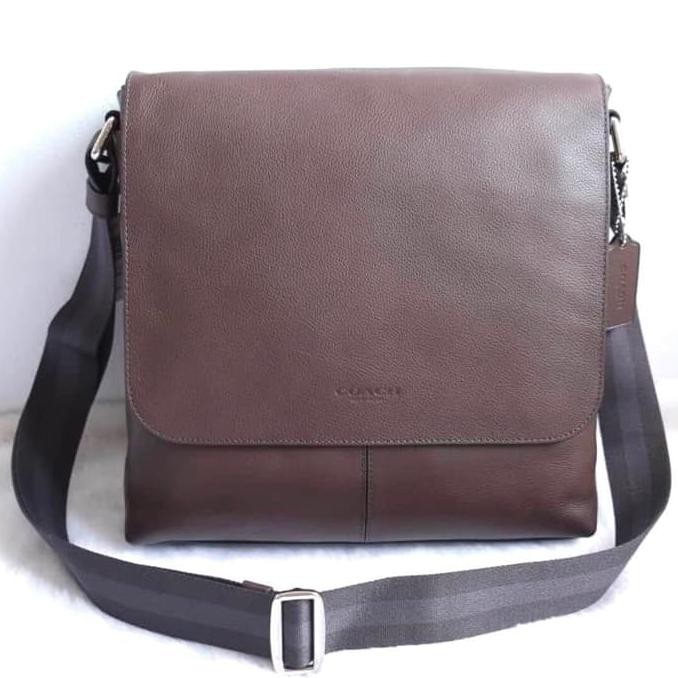 READY TAS SELEMPANG PRIA■ COACH CHARLES SMALL MESSENGER STOK TERBATAS