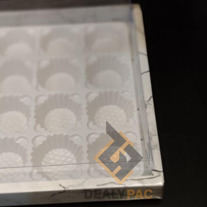 

Terbaru - Mini Pie Box - Marmer per 6pcs