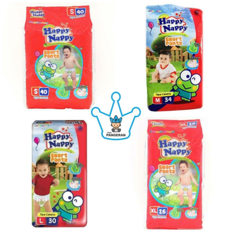 HAPPY NAPPY PANTS S40 M34 L30 XL26