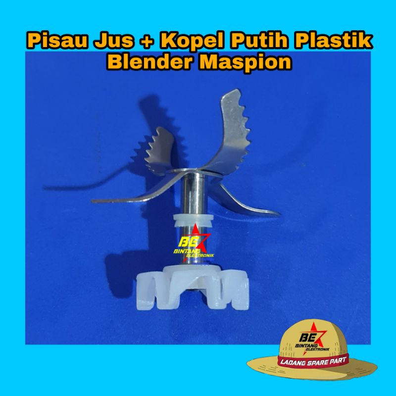 Pisau Jus Plus Copel Plastik Putih Blender Maspion Pisau dan Kopel Maspion