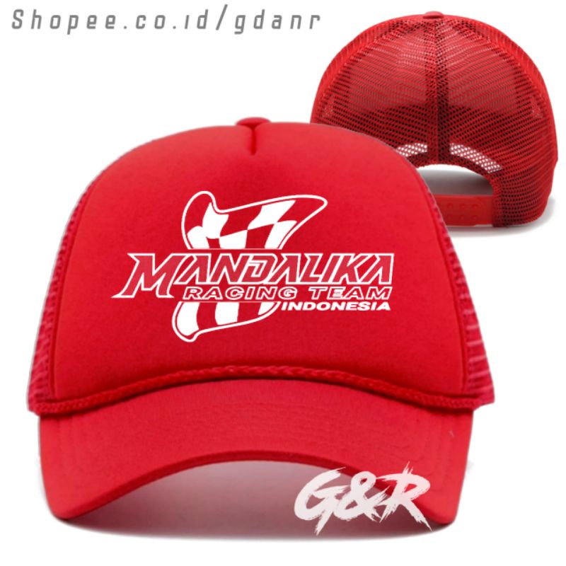 Topi Mandalika Racing Team Indonesia Trucker/Jaring - Topi Mandalika Racing