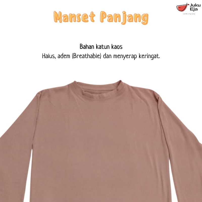 Hafizah Manset Wanita L-XL Kaos / Jersey Lengan Panjang